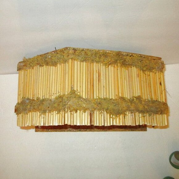 16” Wood CRECHE Stable NATIVITY SET With 9 PORCELAIN Figures JESUS Animals VTG - Picture 7 of 12